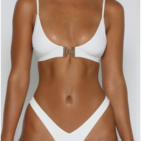 Meshki Other - Meshki Lyra Bikini Top - White (SOLD OUT ONLINE)